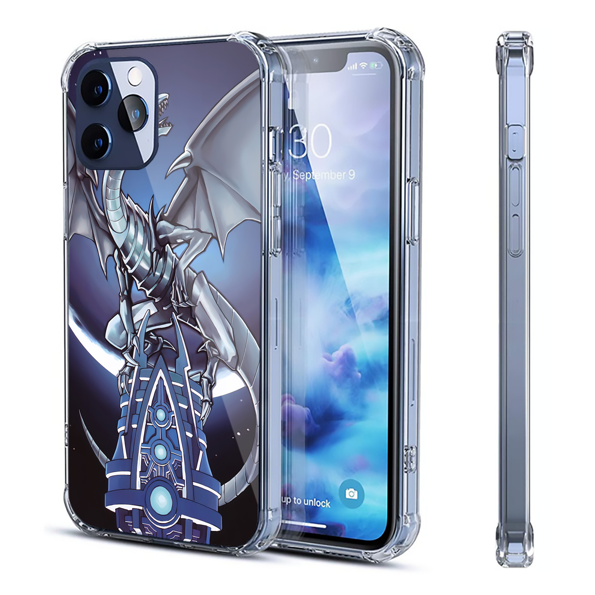 （画像用） 遊☆戯☆王 Yu-Gi-Oh! 【iPhone 12シリーズ対応】透明スマホケース（クリアソフトケース）